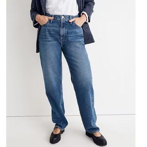 Madewell Baggy Straight Jeans in Firthway Wash